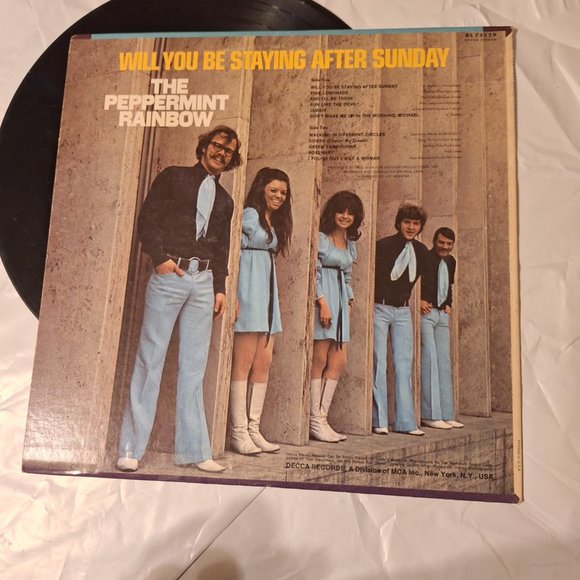 peppermint rainbow will you be staying after sunday lp record - Picture 2 of 5